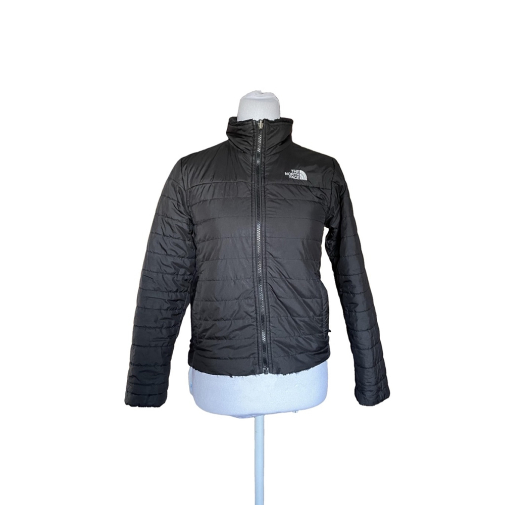 Girls The North Face Jacket, M, Black reversible - Picture 4 of 6